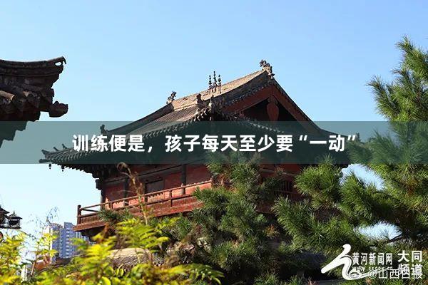 训练便是，孩子每天至少要“一动”