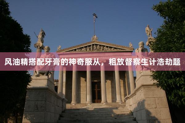 风油精搭配牙膏的神奇服从，粗放督察生计浩劫题